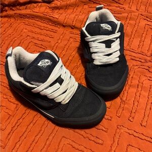 Vans Kids Black and White Sneakers